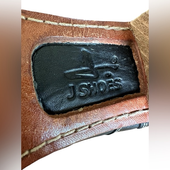 J Shoes Oakley 2 Wingtip Pumps Leather Retro Heels US 7 EU 38 B16 - Picture 8 of 11